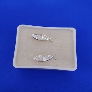 NWOT Mexican 925 Earrings Jesus